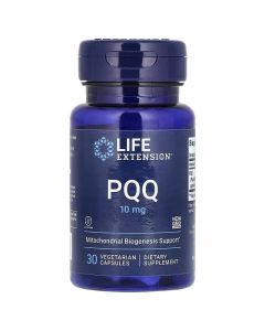 Пірролохінолінхінон PQQ, 10 мг, PQQ, Life Extension, 30 вегетаріанських капсул