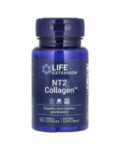 Коллаген неденатурированного II типа, 40 мг, NT2 Collagen, Life Extension, 60 мини капсул