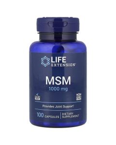 МСМ, Метилсульфонілметан, MSM, Life Extension, 100 капсул