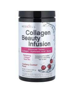 Колаген з Біотином, смак журавлини, Type 1&3, Collagen Beauty Infusion with Biotin, Neocell, 330 гр
