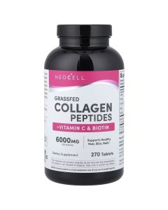 Супер Колаген з Вітаміном C та Біотином, Super Collagen + Vitamin C & Biotin, NeoCell, 270 таблеток