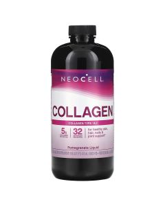 Рідкий Колаген типу 1 та 3, Смак Гранату, Collagen Type 1 & 3 Liquid, NeoCell, 473 мл