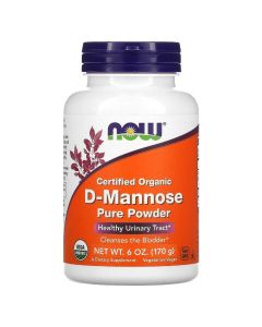 D-Маноза, D-Mannose, Now Foods, порошок 170 гр.
