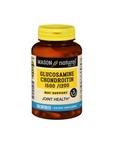 Глюкозамін Хондроітин, Glucosamine Chondroitin, Mason Natural, 100 капсул