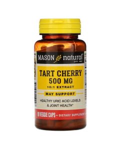Вишневий Екстракт 500 мг, Tart Cherry, Mason Natural, 90 вегетаріанських капсул
