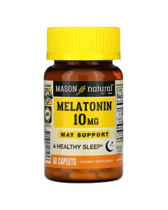 Мелатонін 10 мг, Melatonin, Mason Natural, 60 таблеток