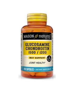 Глюкозамін та Хондроїтин 1500/1200, Glucosamine Chondroitin, Mason Natural, 280 капсул