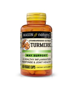 Куркума, Turmeric, Mason Natural, 60 вегетарианских капсул