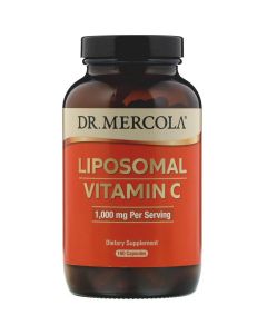 Вітамін C в ліпосомах, 1000 мг, Liposomal Vitamin C, Dr. Mercola, 180 капсул