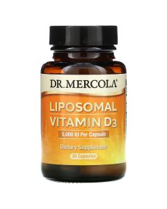 Вітамін D3 Ліпосомальний, 5000 МО, Liposomal Vitamin D3, Dr. Mercola, 30 капсул