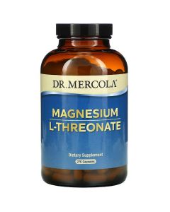 Магний L-Треонат, Magnesium L-Threonate, Dr. Mercola, 270 капсул