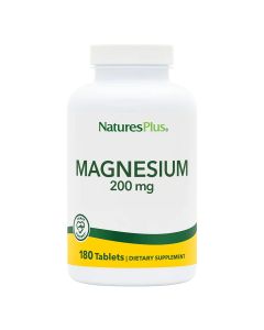 Магній, 200 мг, Magnesium, Natures Plus, 180 таблеток