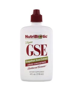 Рідкий концентрат GSE, екстракт насіння грейпфрута, Grapefruit Seed Extract, NutriBiotic, 118 мл