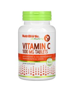 Вітамін C, 1000 мг, Vitamin C, NutriBiotic, 100 таблеток