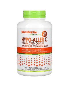 Витамин C с кальцием, магнием, калием и цинком, Immunity, Vitamin C with Calcium, Magnesium, Potassium&Zinc, NutriBiotic, 227 гр
