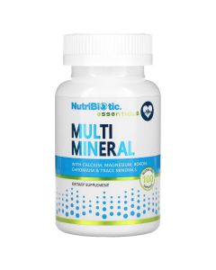 Мультимінерали, Essentials, Multi Mineral, NutriBiotic, 100 капсул