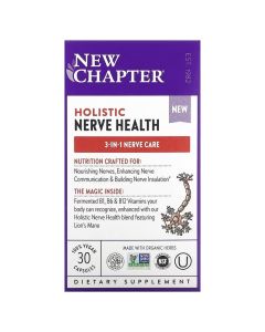 Здоров'я нервової системи, Holistic Nerve Health, New Chapter, 30 капсул