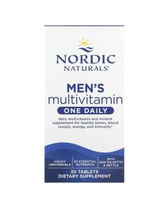 Мультивітаміни для чоловіків, Men's Multivitamin, One Daily, Nordic Naturals, 30 таблеток