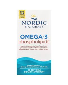 Омега-3 з фосфоліпідами, Omega-3™ Phospholipids, Nordic Naturals, 60 гелевих капсул