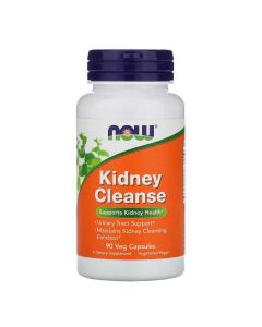Очищение почек, Kidney Cleanse, Now Foods, 90 вегетарианских капсул