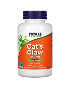 Котячий кіготь, 500 мг, Cat's Claw, Now Foods, 100 вегетаріанських капсул
