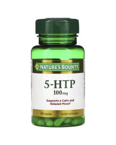 5-HTP (Гідрокситриптофан), 100мг, Nature's Bounty, 60 капсул