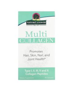 Мультиколлаген, Multi Collagen, Nature's Answer, 90 капсул