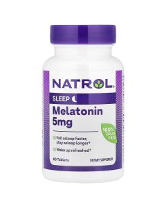 Мелатонин, С Повышенной Силой Действия, 5 мг, Natrol, 60 таблеток