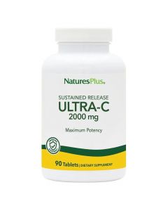 Вітамін С, Ultra-C, 2000мг, Natures Plus, 90 таблеток