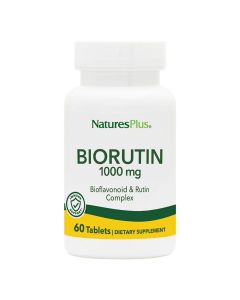 Рутин 1000мг, BioRutin, Natures Plus, 60 таблеток