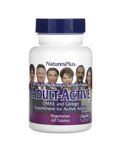 Комплекс для Поддержания Энергии у Взрослых, Adult-Active, Natures Plus, 60 таблеток