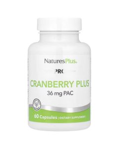 Клюква органическая, PRO Cranberry Plus, Natures Plus, 60 капсул