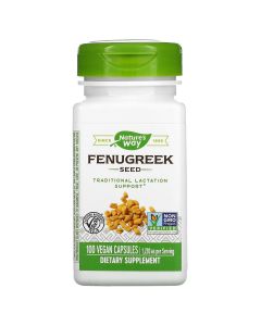 Пажитник, Fenugreek Seed, Nature's Way, 610 мг, 100 капсул
