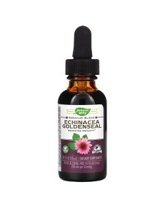 Ехінацея і Гідрастіс, Echinacea Goldenseal, Nature's Way, без спирту, 30 мл.