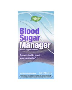 Контроль сахара в крови, Blood Sugar Manager, Nature's Way, 60 таблеток