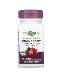 Клюква, премиум-смесь, 400 мг, Cranberry, Premium Blend, Nature's Way, 60 таблеток