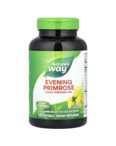Примула вечерняя, 1300 мг, Evening Primrose, Nature's Way, 120 гелевых капсул