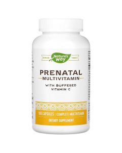 Мультивітаміни для Вагітних, Prenatal Multi-Vitamin and Multi-Mineral, Nature's Way, 180 капсул
