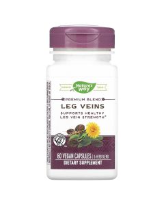 Поддержка Вен, Leg Veins Support Blend, Nature's Way, 60 капсул