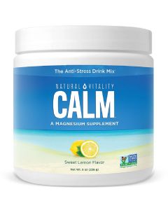 Напій-Антистрес, смак солодкий лимон, CALM, Anti-Stress Drink Mix, Natural Vitality, 226 гр