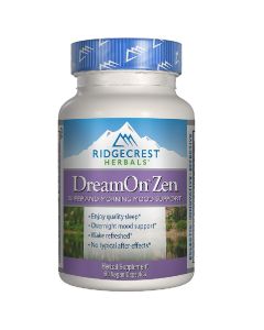 Природний Комплекс для Здорового Сну, DreamOn Zen, RidgeCrest Herbals, 60 вегетаріанських капсул