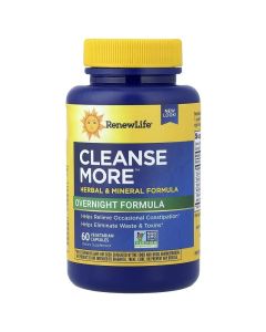 Комплекс Детоксикация (Средство от Запора), Cleanse More, Renew Life, 60 вегетарианских капсул