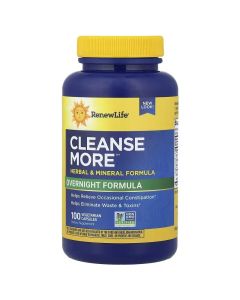 Комплекс Детоксикация (Средство от Запора), Cleanse More, Renew Life, 100 вегетарианских капсул