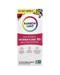Мультивітаміни для жінок 50+, Women's One 50+, High Potency, Rainbow Light, 60 таблеток