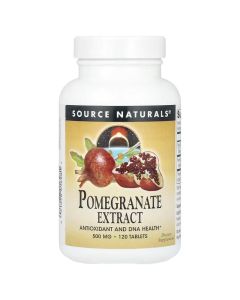 Екстракт гранату, 500 мг, Pomegranate Extract, Source Naturals, 120 таблеток