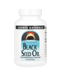 Масло черного тмина, Black Seed Oil, Source Naturals, 120 гелевых капсул