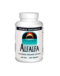 Люцерна, 648мг, Alfalfa, Source Naturals, 250 таблеток