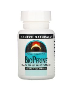Биоперин (Экстракт Черного Перца) 10мг, Source Naturals, 120 таблеток