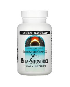 Бета-Ситостерол 113мг, Source Naturals, 90 таблеток