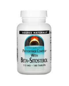 Бета-Ситостерол 113мг, Source Naturals, 180 таблеток